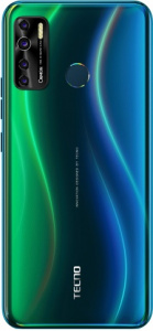 Сотовый телефон TECNO Camon 15 Air (CD6) Malachite Blue/зелёный