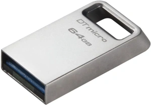 Карта USB3.0 64 GB Kingston DataTraveler Micro DTMC3G2/64GB серебристый