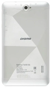 Планшет 7" Digma Optima 7 A101 3G TT7223PG 4C/2Gb/32Gb/And11 серебристый