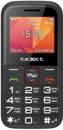 Сотовый телефон TEXET TM-B418 красный