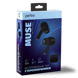 Гарнитура Bluetooth PERFEO PF-B4027 MUSE черный