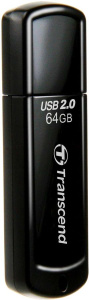 Карта USB2.0 64 GB Transcend Jetflash 350 TS64GJF350 USB2.0 черный