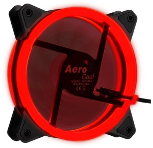 Кулер корпус 120x120x25 Aerocool Rev Red 120x120 3-pin 15dB 153gr LED Ret