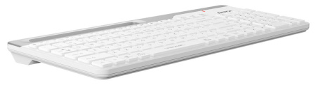 Клавиатура A4 Fstyler FBK25 белый/серый USB Multimedia