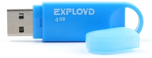 Карта USB2.0 4 GB EXPLOYD 570 синий