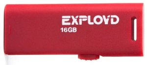 Карта USB2.0 16 GB EXPLOYD 580 красный