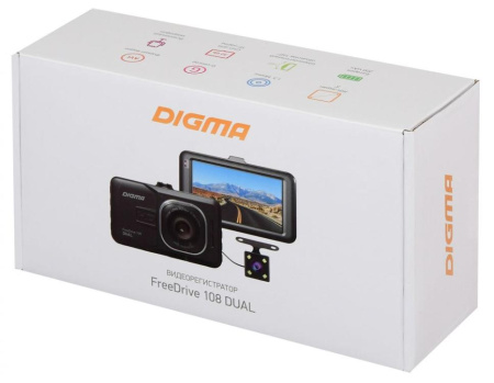 Видеорегистратор Digma FreeDrive 108 DUAL