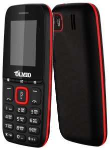 Сотовый телефон Olmio A15 черно-красный