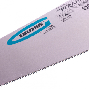 Ножовка GROSS PIRANHA 450 мм 11-12 TPI зуб-3D, кал.зуб.(24103)