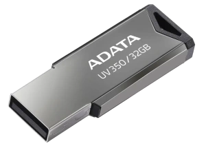 Карта USB3.1 32 GB A-DATA UV350 AUV350-32G-RBK серебристый