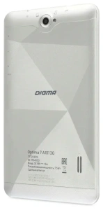 Планшет 7" Digma Optima 7 A101 3G TT7223PG 4C/2Gb/32Gb/And11 серебристый