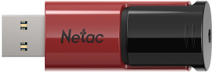 Карта USB3.0 64 GB NETAC NT03U182N-064G-30RE красный/черный
