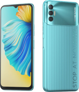 Сотовый телефон TECNO Spark 8P 128GB Turquoise Cyan/бирюзовый