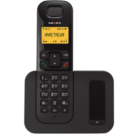 Телефон-радио TEXET TX-D6605А DECT черный