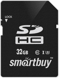 Карта SD 32 GB SMARTBUY Class10 (SB32GBSDHCU3)