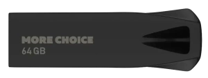 Карта USB3.0 64 GB More Choice MF64m металл Black