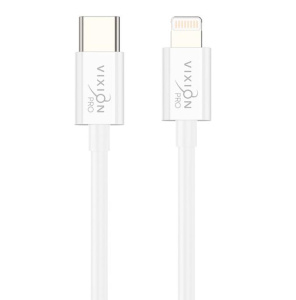 СЗУ Vixion VH-14i 3.0A QC3.0 + USB-C PD 20W PRO + кабель Lightning 8-pin белое