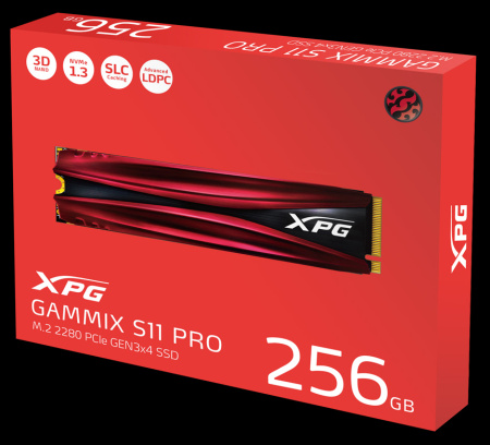 SSD М.2 256Gb A-Data AGAMMIXS11P-256GT-C S11 Pro M.2 2280