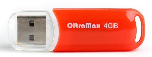 Карта USB2.0 4 GB OLTRAMAX OM-4GB-230-оранжевый