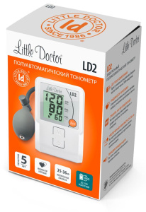 Тонометр Little Doctor LD-2, полуавт., манжета 25-36 см (2380777)