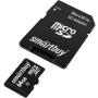 Карта micro-SD 64GB SMARTBUY Class10 LE +адаптер (SB64GBSDCL10-01LE)