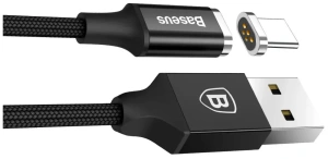 Кабель USB 2.0 A вилка - Type C 1 м Baseus New Insnap series магнитный (Black)
