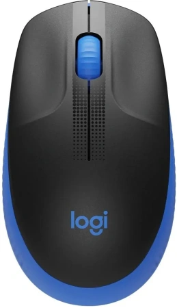 Мышь Logitech M191 голубой/черный