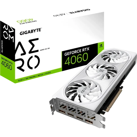 Видеокарта Gigabyte RTX 4060 8Gb GV-N4060AERO GDDR6 128bit 