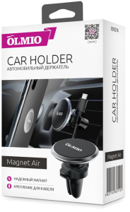 Автомобильный держатель Olmio Magnet Air магнитный черный