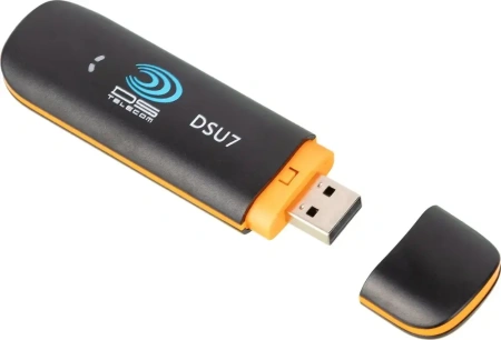 Модем 2G/3G/4G Telecom DSU7 USB внешний черный