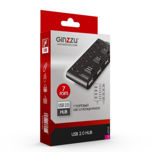 Коммутатор USB 2.0 GINZZU GR-487UB
