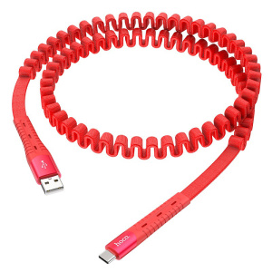 Кабель USB 3.0 A вилка - microUSB 1.2 м Hoco U78 Red
