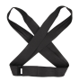 Массажер-фиксатор для осанки ONLITOP, размер M, на липучках, цвет чёрный (5152650)