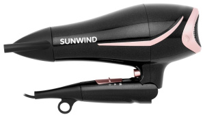 Фен SunWind SUHD 550 черный/розовое золото