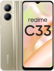 Сотовый телефон REALME C33 128Gb золотистый