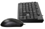 Клавиатура + мышь Oklick 640M черный USB
