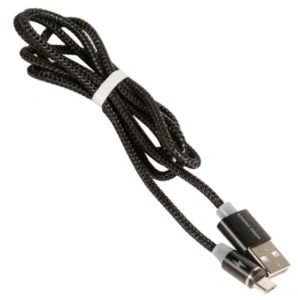 Кабель USB 2.0 A вилка - microUSB More choice K61Sm Magnetic (Black)