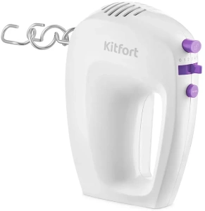 Миксер Kitfort КТ-3071-1 бело-фиолетовый