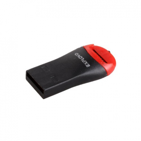 Карт-ридер EXPLOYD EX-AD-265 microSD USB 2.0 пластик черный