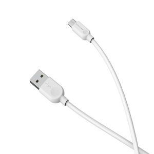 Кабель USB 2.0 A вилка - microUSB 3 м Borofone BX14 (White) R122966