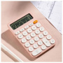 Калькулятор Deli EM124PINK розовый 12-разр.