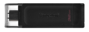 Карта USB3.0 32 GB Kingston DataTraveler 70 Type-C DT70/32GB черный