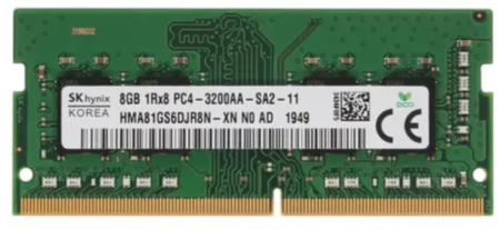 Память SO-DIMM DDR4 8192Mb 3200MHz Hynix HMA81GS6DJR8N-XN RESALE