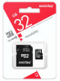 Карта micro-SD 32GB SMARTBUY Class10 LE + адаптер