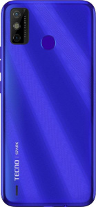 Сотовый телефон TECNO Spark 6 Go (KE5) Aqua Blue/голубой