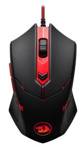 Мышь RedDragon M601BA черный/красный игровая + коврик для мыши 