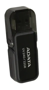 Карта USB2.0 32 GB A-DATA UV240 AUV240-32G-RBK черный