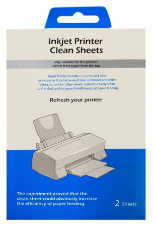 Бумага REVCOL для очистки роликов принтера.