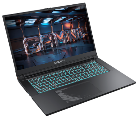 Ноутбук 17.3" GIGABYTE G7 MF i5-12500H/16 Gb/SSD 512Gb/RTX 4050 6 Gb  Black (mf-e2kz213sd) 