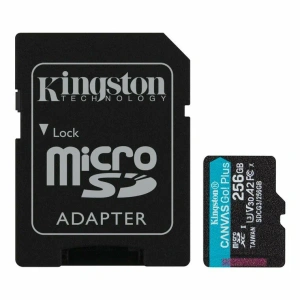 Карта micro-SD 256 GB Kingston Class10  SDCG3/256Gb Canvas Go+ adapter